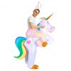 Unicorn inflatable costume Christmas cosplay little white horse parent-child performance clothes
