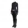 The avengers superhero black widow jumpsuit cosplay black suit