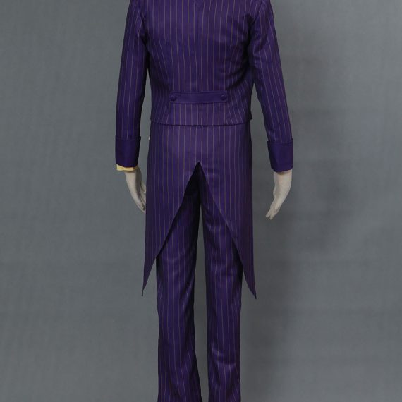 Batman: Arkham City Joker cosplay costume halloween set for men
