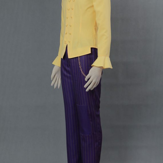 Batman: Arkham City Joker cosplay costume halloween set for men