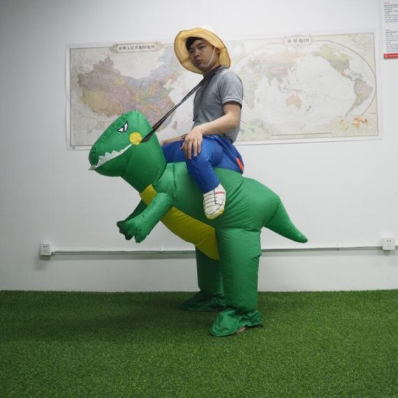 Dinosaur inflatable costume creative cartoon doll cos adults kids clothing