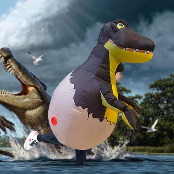 Dinosaur inflatable costume Christmas cute Tyrannosaurus egg funny shape children performance clothes