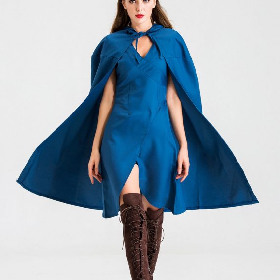A song of ice and fire halloween daenerys blue cos costume rights game role playing