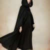 Medieval Renaissance Hooded Cardigan Sleeveless Long Skirt Shawl Dress