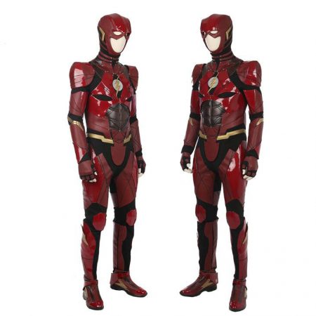 Movie Justice League The Flash tights full set of cosplay costume for men