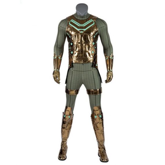 Spiderman Far From Home Villain Mysteriou Guest Golden Battle Set Jumpsuit