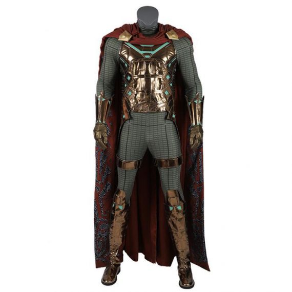 Spiderman Far From Home Villain Mysteriou Guest Golden Battle Set Jumpsuit
