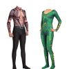 Aquaman Movie Adult Couples Costumes Arthur Mera Superhero Suits