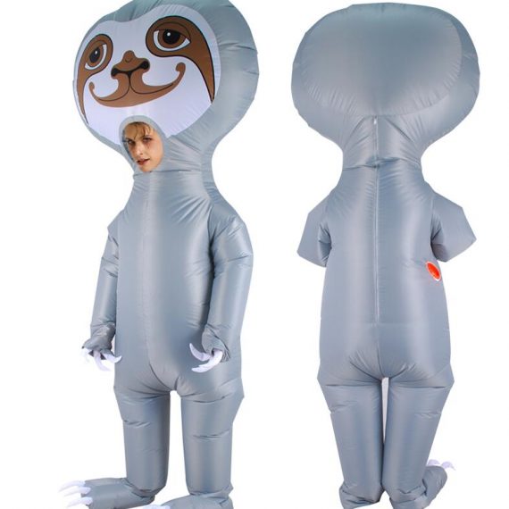 Adult and Kids Christmas cosplay walking Folivora inflatable costume funny creative personality clothes