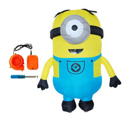 Minions Christmas Cosplay Adult Performance Inflatable Costume