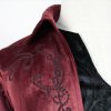 Medieval vintage clothing mid-length tuxedo punk men's coat