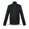 Solid color jacket cardigan men's jacket medieval retro style