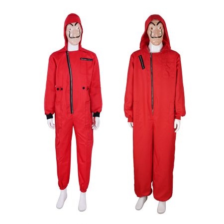 Spanish movie La casa de pape cosplay one-piece costume