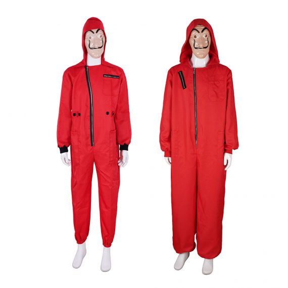 Spanish movie La casa de pape cosplay one-piece costume