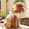 New style pet costume flashing light logo lamb wool dog clothes