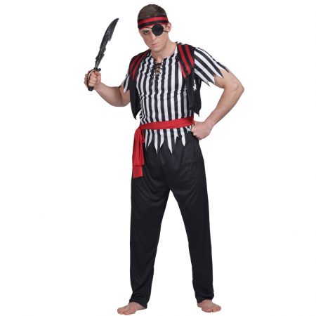 Halloween costume pirate cosplay suit male stage performance clothes