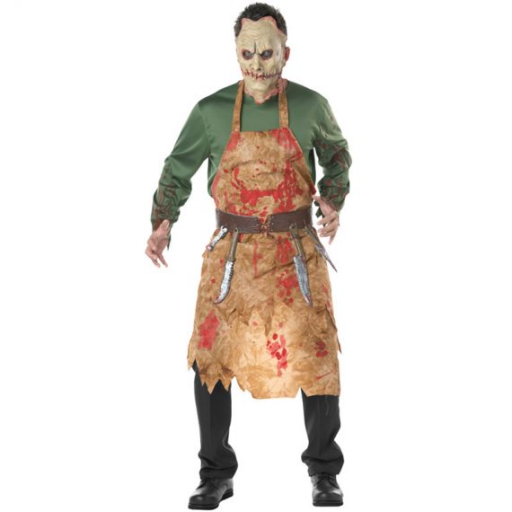 New Halloween costumes bloody butcher cosplay costume men's horror suit
