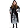 New kids skull print costume halloween witch cosplay set