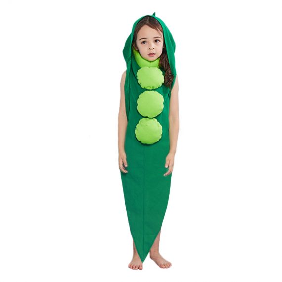 Kids Pea jumpsuit Acting Clothing Stage Performance Costume For Halloween