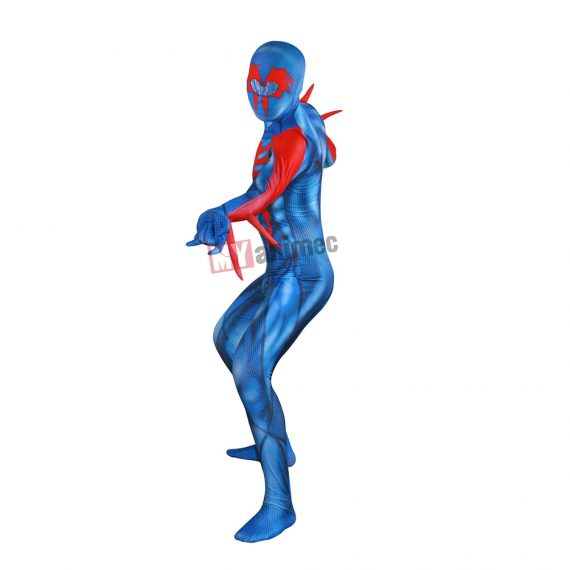 Spider-Man 2099 cosplay costume halloween superhero jumpsuit