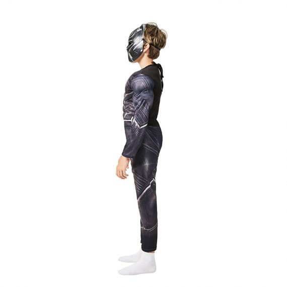 Superhero panther jumpsuit kids Halloween black cosplay costume
