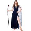 Halloween horror fright night blue starry sky goddess stage magic performance costume