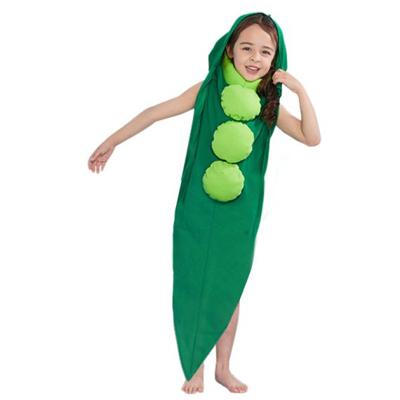 Kids Pea jumpsuit Acting Clothing Stage Performance Costume For Halloween