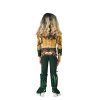 Movie superhero Aquaman kids costume halloween  boys cosplay jumpsuit set