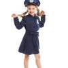 Halloween costume adult child police uniform cosplay suit