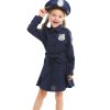 Halloween costume adult child police uniform cosplay suit