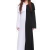 Couple costume black and white ghost halloween adult cosplay clothes