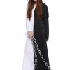 Couple costume black and white ghost halloween adult cosplay clothes