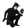 New Halloween clothing black cat cosplay jumpsuit  couple costume