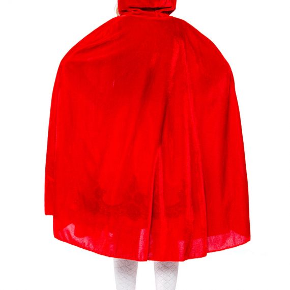 Halloween costume Little Red Riding Hood kids cosplay dress with cloak suit