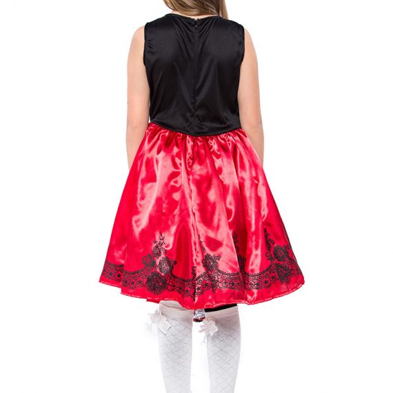 Halloween costume Little Red Riding Hood kids cosplay dress with cloak suit