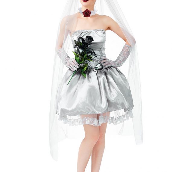 Halloween adult costume lady ghost bride cosplay skirt suit