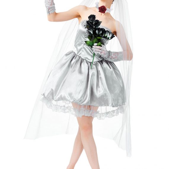 Halloween adult costume lady ghost bride cosplay skirt suit