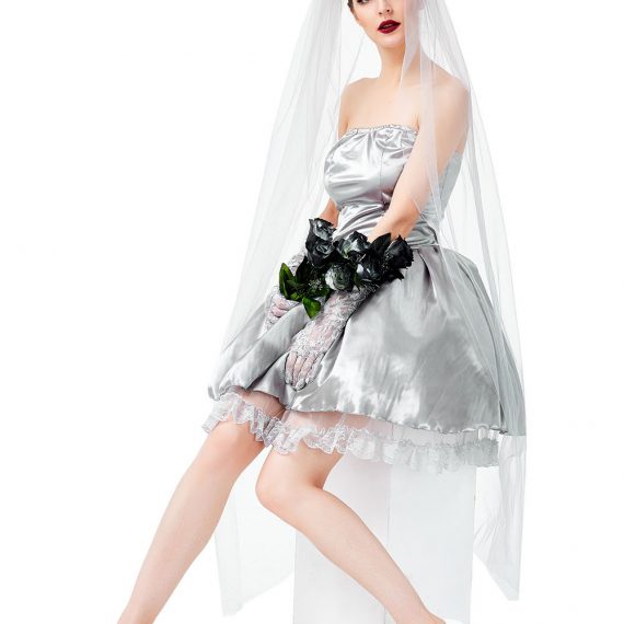 Halloween adult costume lady ghost bride cosplay skirt suit
