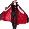 New adult vampire cosplay suit halloween couple costume