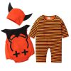 Baby Halloween performance costume long-sleeved little devil one-piece three-piece suit