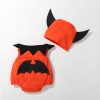 Baby Halloween performance costume long-sleeved little devil one-piece three-piece suit