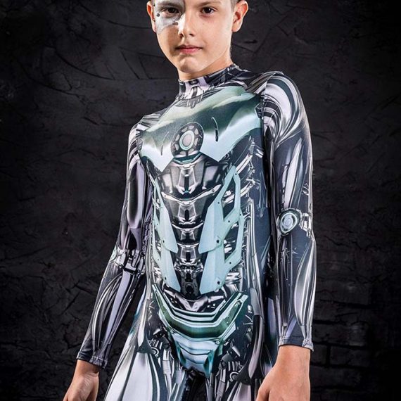 Boys spaceman cosplay leotard halloween jumpsuit clothes