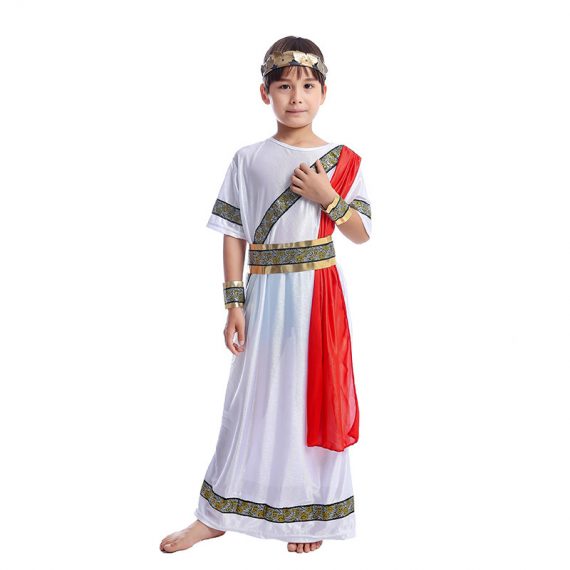 Ancient Roman Boys History Theme Halloween Cosplay Costume Set
