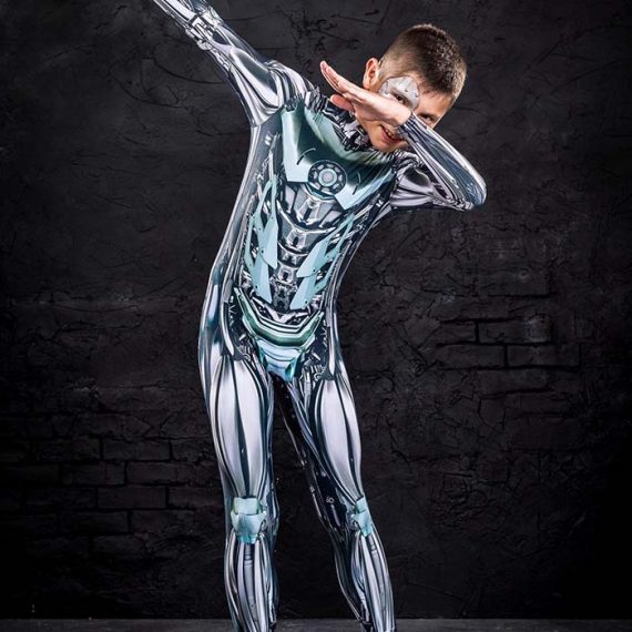 Boys spaceman cosplay leotard halloween jumpsuit clothes