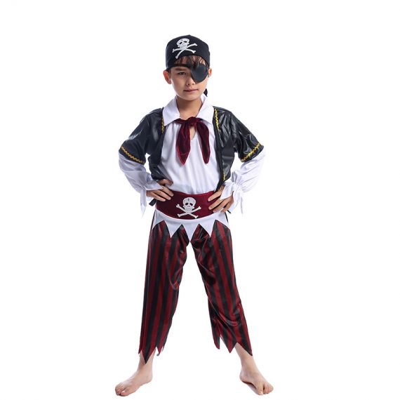 Pirate costume Halloween theme party boy's cosplay suit
