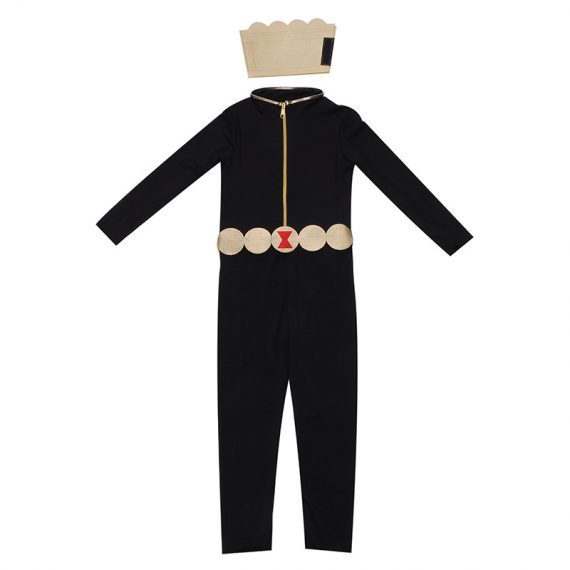 Avengers Black Widow Kids Costume Halloween Girls Superhero Cosplay Costume