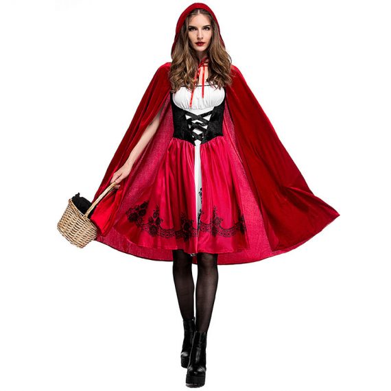 European and American Halloween Little Red Riding Hood adult cosplay costume