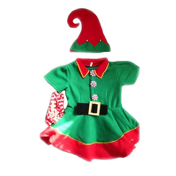 Halloween elf cosplay costume parent-child Christmas suit