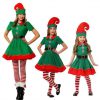 Halloween elf cosplay costume parent-child Christmas suit