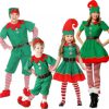 Halloween elf cosplay costume parent-child Christmas suit